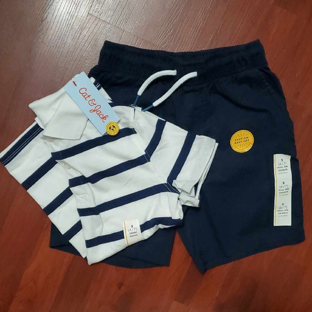 Cat & Jack Navy Kids Shorts